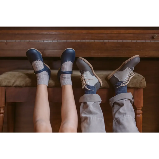 Artie Saddle - Dark Grey/Dove Grey - Size 8