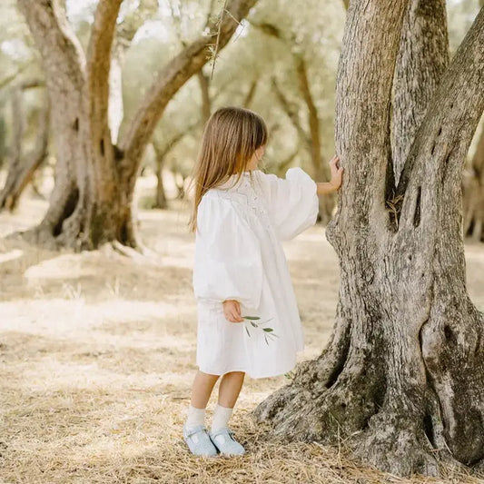 Greta T-Strap - Pale Blue