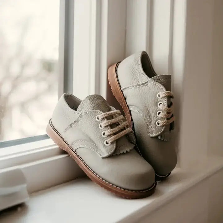 Artie Saddle - Dove Grey - Size 7