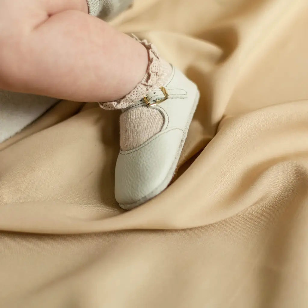 Soft Soled Mary Jane - Fog - Size 2