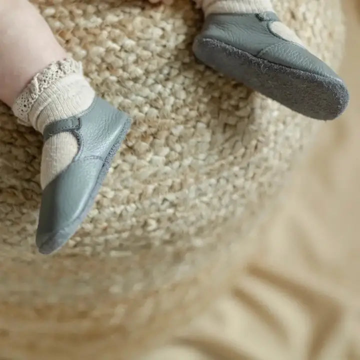 Soft Soled Mary Jane - Heron - Size 2