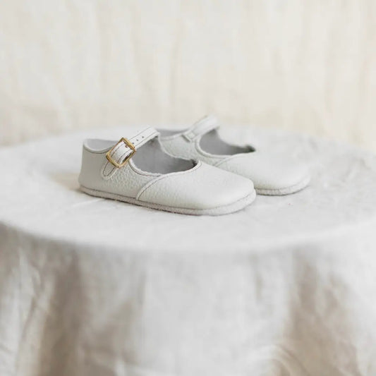 Soft Soled Mary Jane - Fog - Size 2